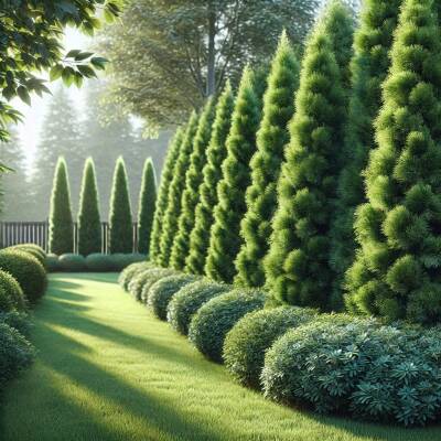 Thujen-Hecke – Immergrüner Sichtschutz für Ihren Garten - Thujen-Hecke: Pflanzung, Pflege & Tipps