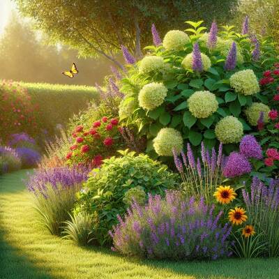 Sommerblühende Hecke – Farbenpracht für Ihren Garten - Sommerblühende Hecke: Pflanzung, Pflege & Tipps