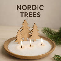 Kerzensand - Wachsgranulat Nordic Trees 400g