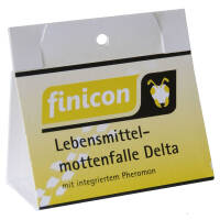 finicon® 2 Stück Lebensmittelmottenfalle Delta