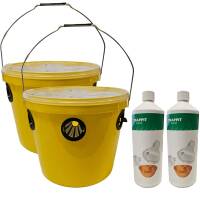 Fliegenfalle XXL Set 2+2 – Stallhygiene Fliegenfänger Vorteilspack