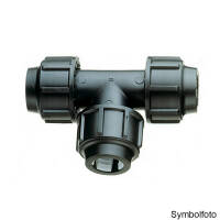 PE-Rohr T-Verbinder 16 &times; 16 &times; 16 mm &ndash;...