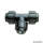 PE-Rohr T-Verbinder 25 × 25 × 25 mm – Klemmfitting T-Stück für Bewässerungsleitungen