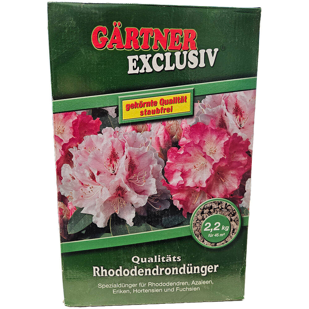Grtner Exklusiv Rhododendrondnger 2,2kg, 12,90